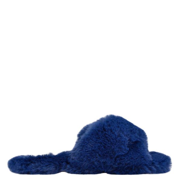 Nine West Cozy Flat Blue Slippers | South Africa 50I34-1D88
